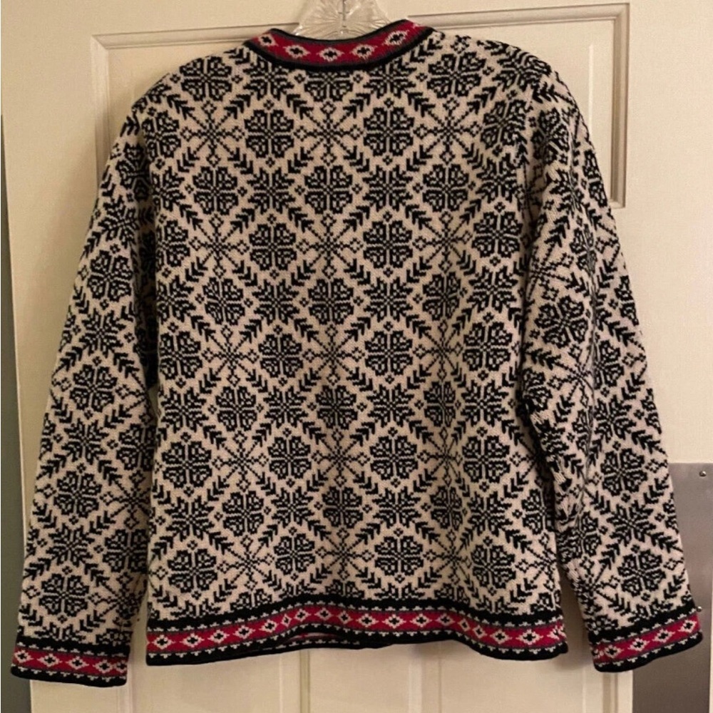 L.L. Bean Rare Vintage Nordic Fair Isle Sweater - Picture 2 of 2